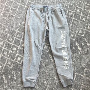 Calvin Klein Light Gray Sweatpants
